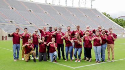 Undergraduate Admissions, Lane Stadium, Blacksburg, VA. Fall 2021